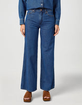 DAMSKIE SPODNIE JEANSOWE WRANGLER WORLD WIDE REAL BLUE 112362656